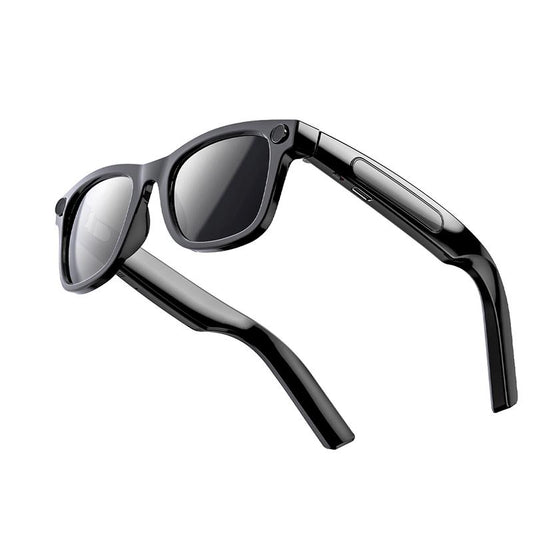 Smart AI Camera Glasses with 8MP Photochromic Lenses ,Button Touch Adjustment for Travel Outdoor Adventures Hands-Free Photography 160+Languages Real-Time Translation Bluetooth Wireless Wearable Video Recording UV Protection ,Black Friday & Cyber Monday