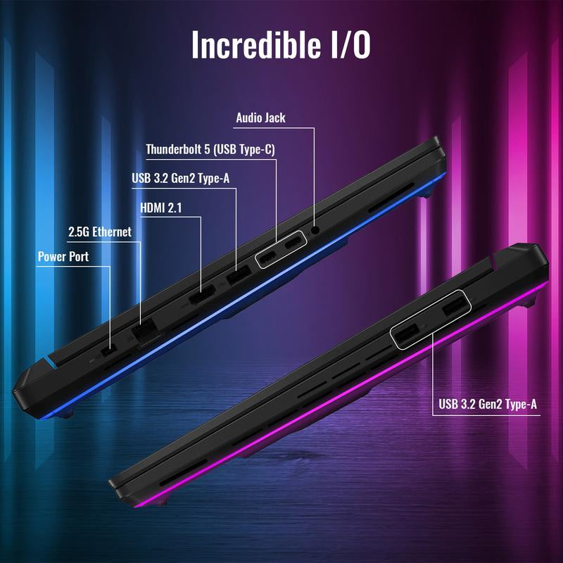 ASUS ROG Strix SCAR 16 Gaming Laptop, 16" WQXGA 2560*1600 240Hz, Intel Core Ultra 9 275HX, NVIDIA Geforce RTX 5090, DDR5 RAM, SSD, Wi-Fi 7, Black